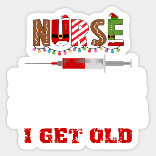 Funny Nurse Christmas Pun Quote Hilarious Joke Sticker